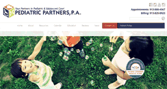 Desktop Screenshot of pediatricpartnerskc.com